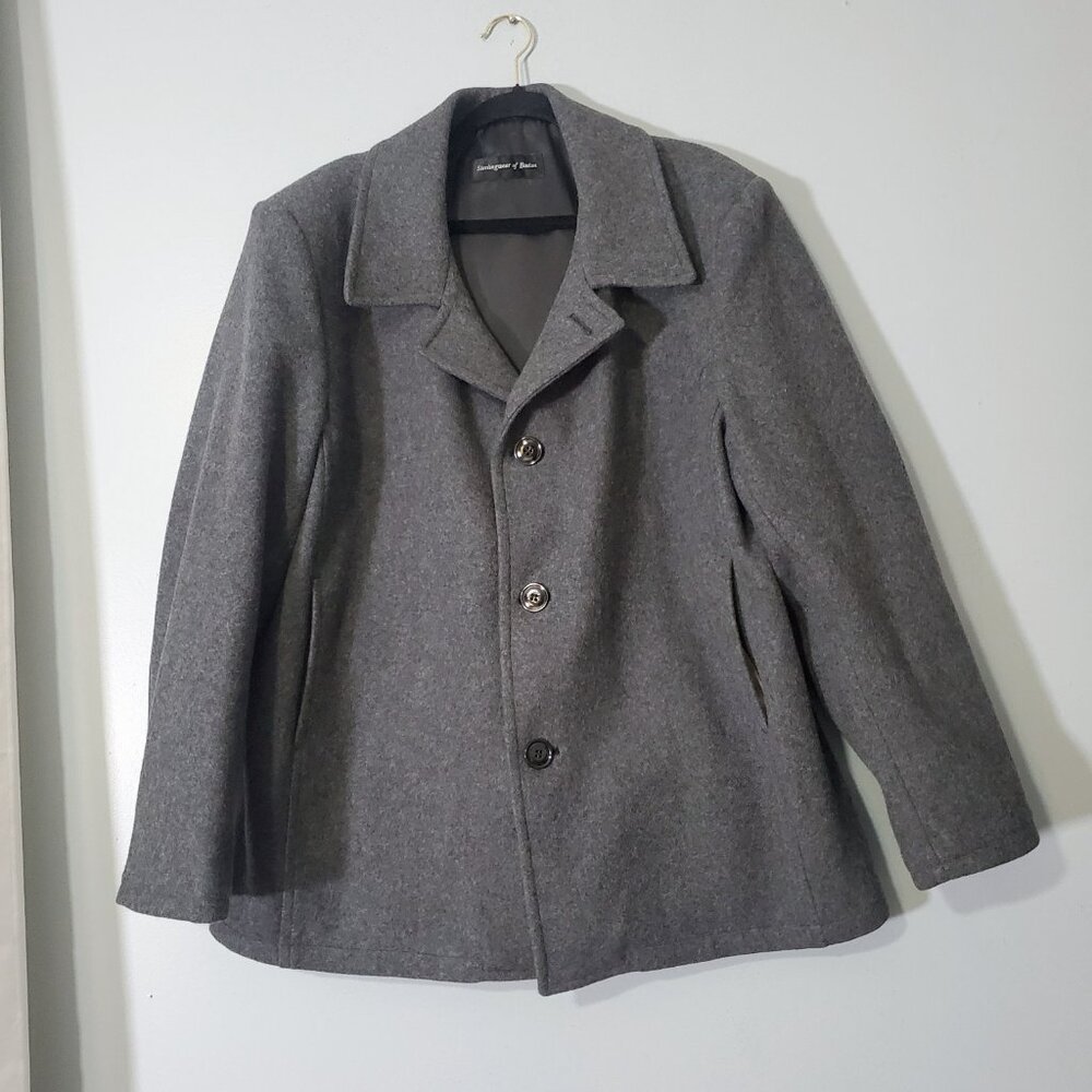 Sterlingwear of Boston Wool, Made in USA, Men's XL, Classic Gray Nautical Sailor